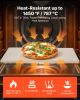 VEVOR Pizza Stone, 20 x 14 x 0.67 in Rectangular Pizza Stone, Extra Large Baking-Stone with Scraper, 1450Fahrenheit Heat-Resistant Cordierite