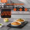 VEVOR Electric Warming Tray, 16.5" x 11" Portable Tempered Glass Heating Tray with Temperature Range (65-90 Celsius), Perfect for Dinner, Catering