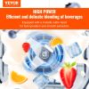VEVOR Professional Blender with Shield, Commercial Countertop Blenders, 68 oz Plastic Jar Blender Combo, Stainless Steel 9 Speed & 5 Functions Blender